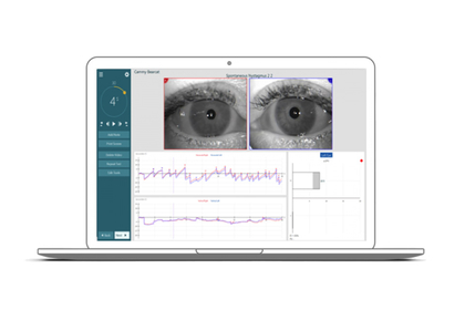 VideoNistagmografia VNG VISUALEYES 525 S USB con PC Desktop